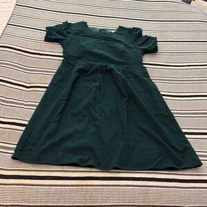 Roolee Dress in Dark Green